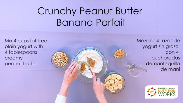 Nutrition Works: Crunchy Peanut Butter Banana Parfait